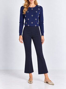 Le Gali Cameron Pants Classic Ankle in dark navy SZ 0 NWT $99